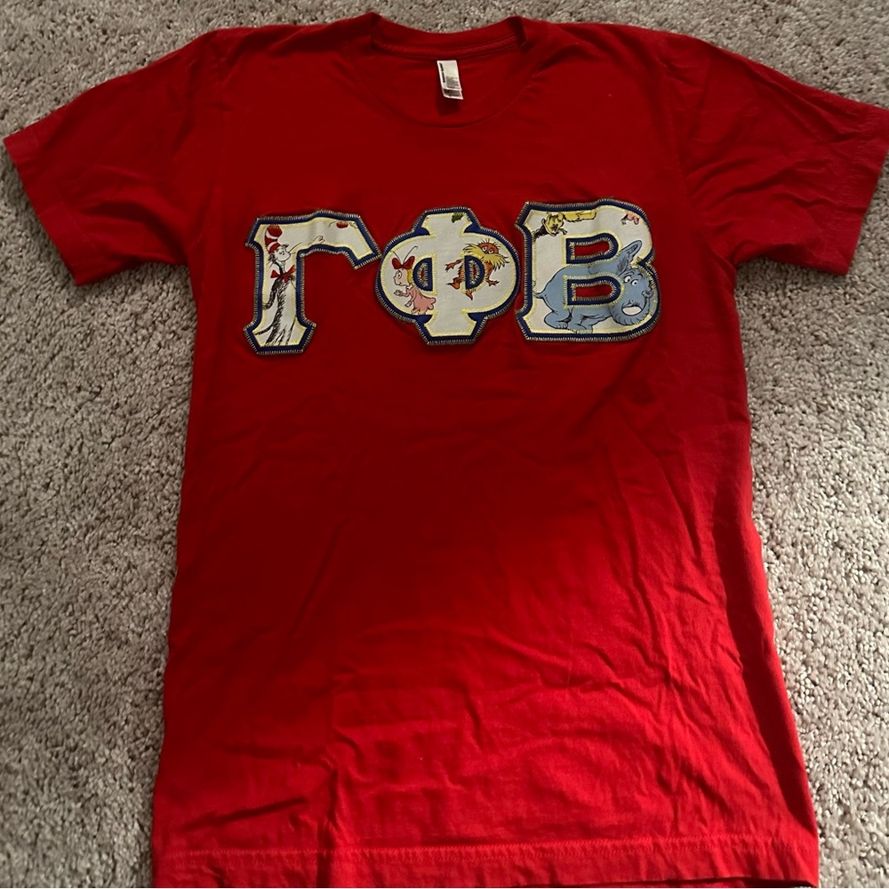 Gamma Phi Beta Stitched Letters